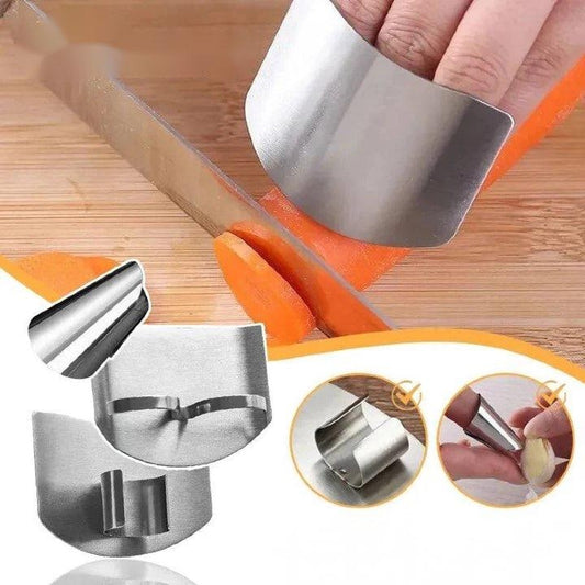 Stainless Steel Finger Guard - Anti-cut Finger Protector for Safe Vegetable Cutting - Kitchen Tool - Home Fads 