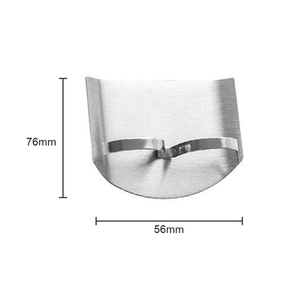 Stainless Steel Finger Guard - Anti-cut Finger Protector for Safe Vegetable Cutting - Kitchen Tool - Home Fads 
