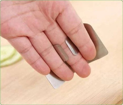 Stainless Steel Finger Guard - Anti-cut Finger Protector for Safe Vegetable Cutting - Kitchen Tool - Home Fads 