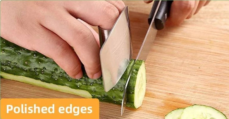 Stainless Steel Finger Guard - Anti-cut Finger Protector for Safe Vegetable Cutting - Kitchen Tool - Home Fads 