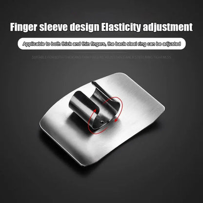 Stainless Steel Finger Guard - Anti-cut Finger Protector for Safe Vegetable Cutting - Kitchen Tool - Home Fads 