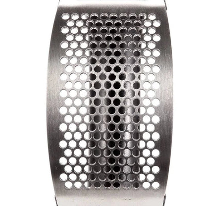 Stainless Steel Garlic Press – Manual Rocker Crusher for Garlic & Ginger – Ergonomic, Easy-to-Clean Kitchen Tool - Home Fads 