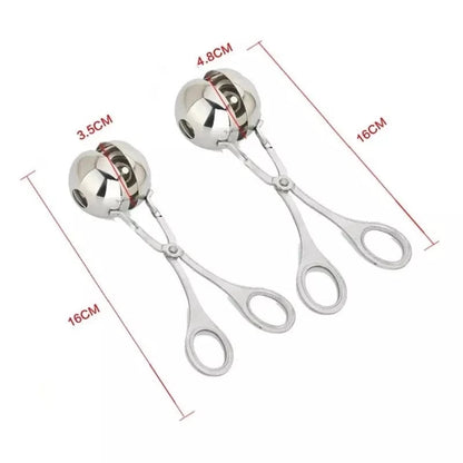 Stainless Steel Meatball Maker Clip – Multi-Purpose Kitchen Tool - Home Fads 