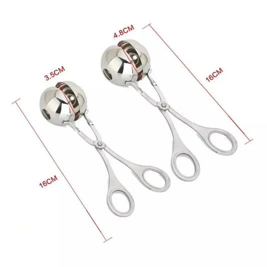 Stainless Steel Meatball Maker Clip – Multi-Purpose Kitchen Tool - Home Fads 