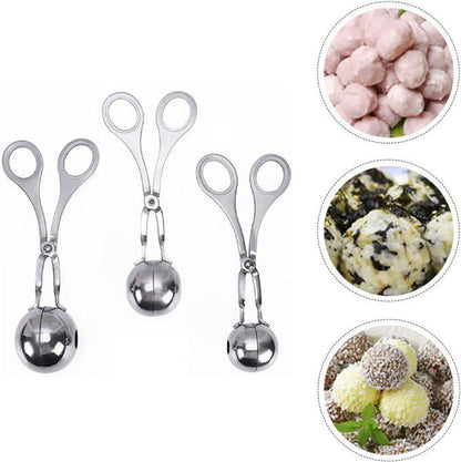 Stainless Steel Meatball Maker Clip – Multi-Purpose Kitchen Tool - Home Fads 
