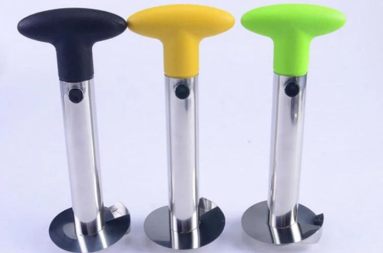 Stainless Steel Pineapple Corer & Slicer – Easy Fruit Cutter & Peeler for Fresh Pineapple Preparation - Home Fads 