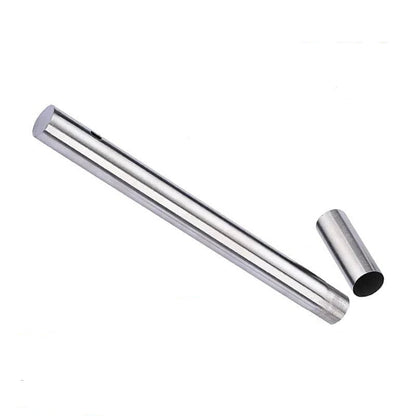 Stainless Steel Reusable BBQ Skewers Set - 10/15 Pack, Two Sizes (28cm & 33cm). Ideal for BBQs, Picnics, Grilling. Storage Tube Sold Separately - Home Fads
