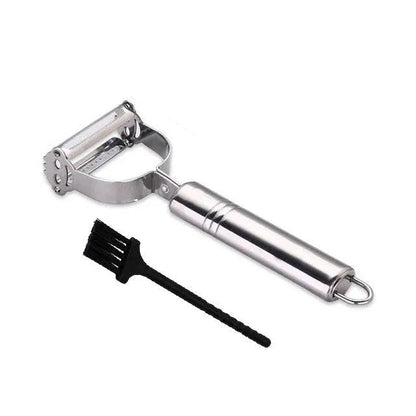 Stainless Steel Vegetable Cutter, Slicer & Peeler - Multifunctional Kitchen Tool - Small/Large Sizes - Suitable for Various Fruits & Vegetables - Home Fads 