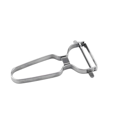 Stainless Steel Vegetable & Fruit Peeler – Wide Mouth Cabbage, Potato, and Salad Slicer with Ergonomic Non-Slip Handle - Home Fads 