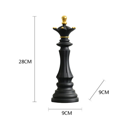 Strategic Elegance: Chess Resin Sculptures for Stylish Home Accents - Home Fads 