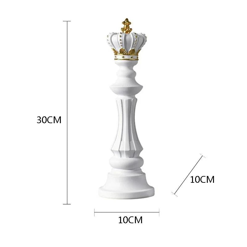 Strategic Elegance: Chess Resin Sculptures for Stylish Home Accents - Home Fads 