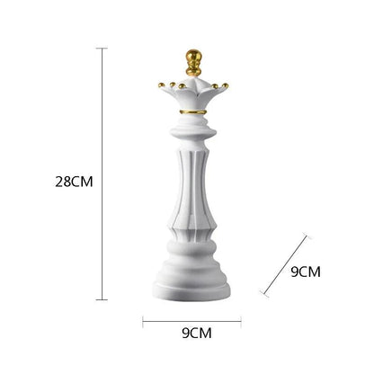 Strategic Elegance: Chess Resin Sculptures for Stylish Home Accents - Home Fads 