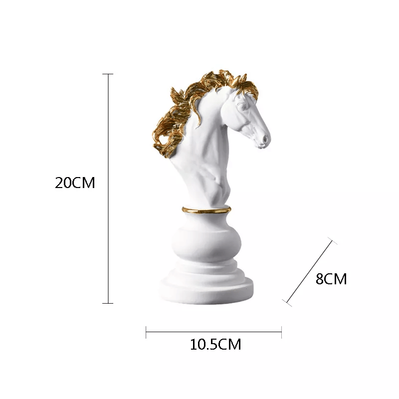 Strategic Elegance: Chess Resin Sculptures for Stylish Home Accents - Home Fads 