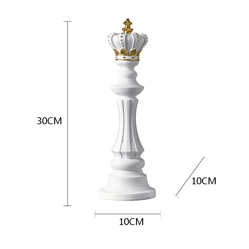 Strategic Elegance: Chess Resin Sculptures for Stylish Home Accents - Home Fads 