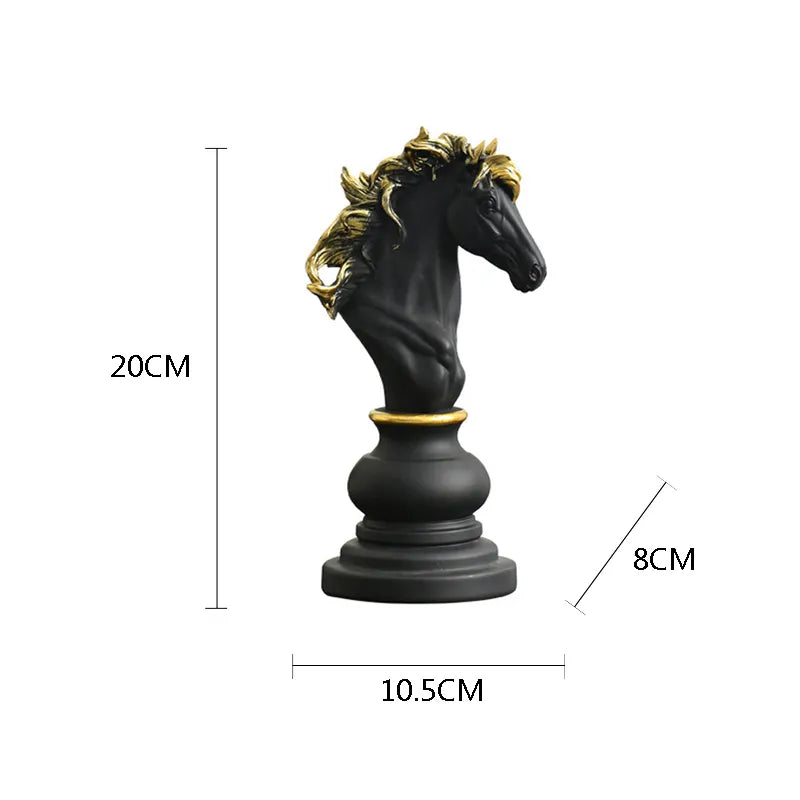 Strategic Elegance: Chess Resin Sculptures for Stylish Home Accents - Home Fads 