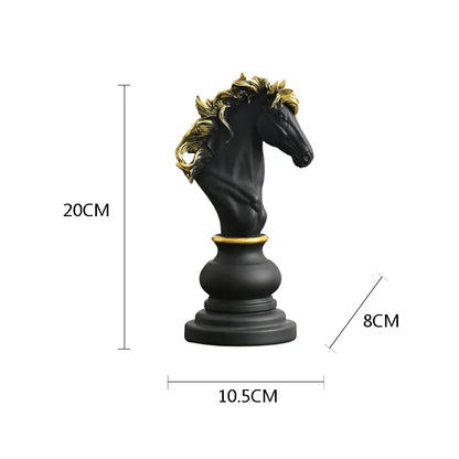 Strategic Elegance: Chess Resin Sculptures for Stylish Home Accents - Home Fads 