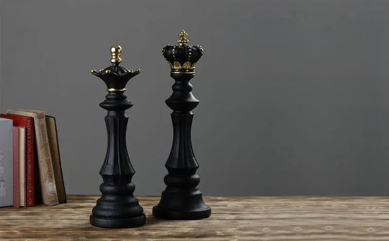 Strategic Elegance: Chess Resin Sculptures for Stylish Home Accents - Home Fads 