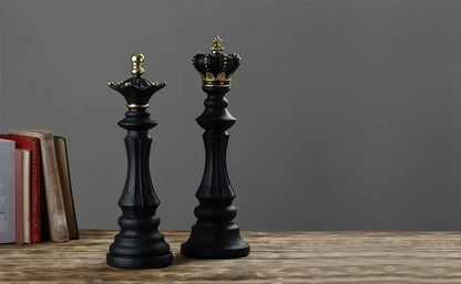Strategic Elegance: Chess Resin Sculptures for Stylish Home Accents - Home Fads 