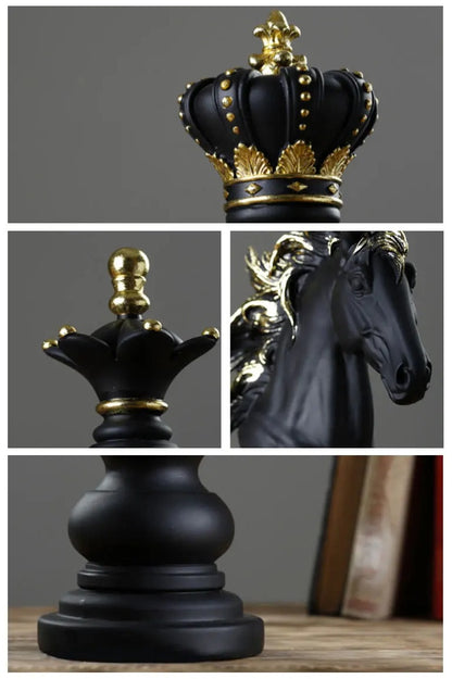 Strategic Elegance: Chess Resin Sculptures for Stylish Home Accents - Home Fads 