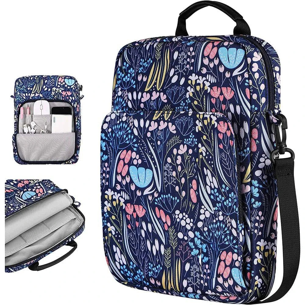 Premium Tablet Shoulder Bag for Various iPad and Tablet Models - Waterproof Case with Multiple Storage Compartments for Men and Women - Home Fads 