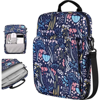 Premium Tablet Shoulder Bag for Various iPad and Tablet Models - Waterproof Case with Multiple Storage Compartments for Men and Women - Home Fads 