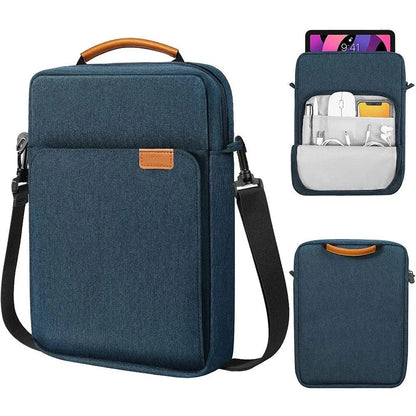 Premium Tablet Shoulder Bag for Various iPad and Tablet Models - Waterproof Case with Multiple Storage Compartments for Men and Women - Home Fads 
