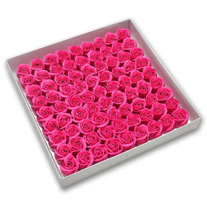 Timeless Elegance: 81-Piece Artificial Rose Flower Heads for Wedding, Engagement, and Anniversary Bouquets - Perfect Valentine's Day Gift - Home Fads 