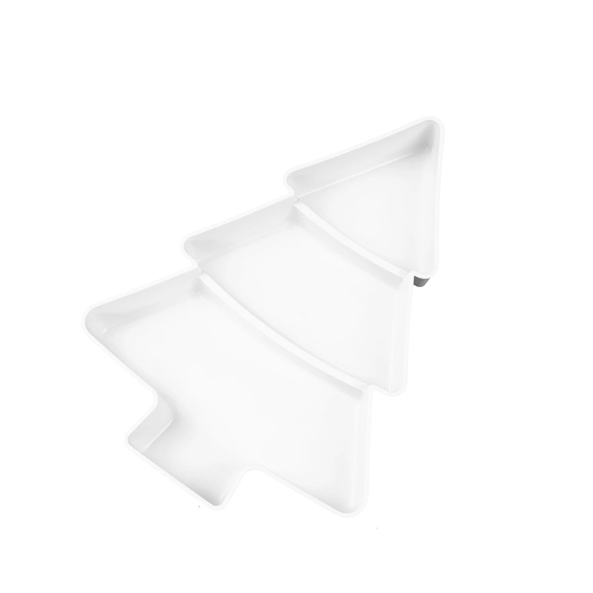 Tree-Shaped Fruit and Snacks Plate – Decorative Serving Dish for Festive Gatherings - Home Fads 