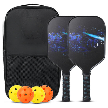 USAPA Approved Pickleball Paddles Set with Honeycomb Core - Includes 4 Balls, Portable Racquet Cover, and Carrying Bag - Indoor/Outdoor Gift Kit - Home Fads 