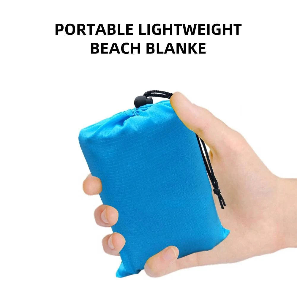Ultimate Outdoor Companion: Portable Waterproof Beach Blanket - Foldable Camping Mat with PVC Material - Home Fads 