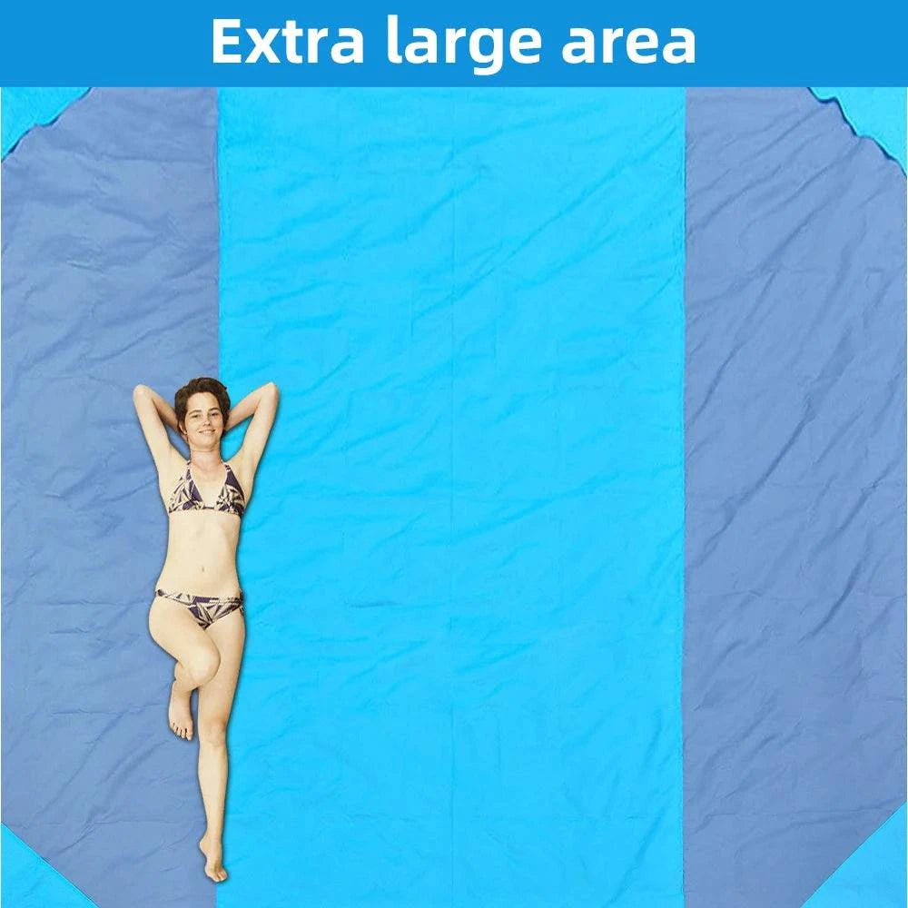 Ultimate Outdoor Companion: Portable Waterproof Beach Blanket - Foldable Camping Mat with PVC Material - Home Fads 