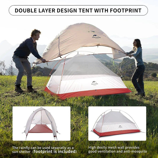 Ultralight Portable Camping Tent - 1 Person Waterproof Shelter for Travel, Beach, and Outdoor Adventures - Home Fads 