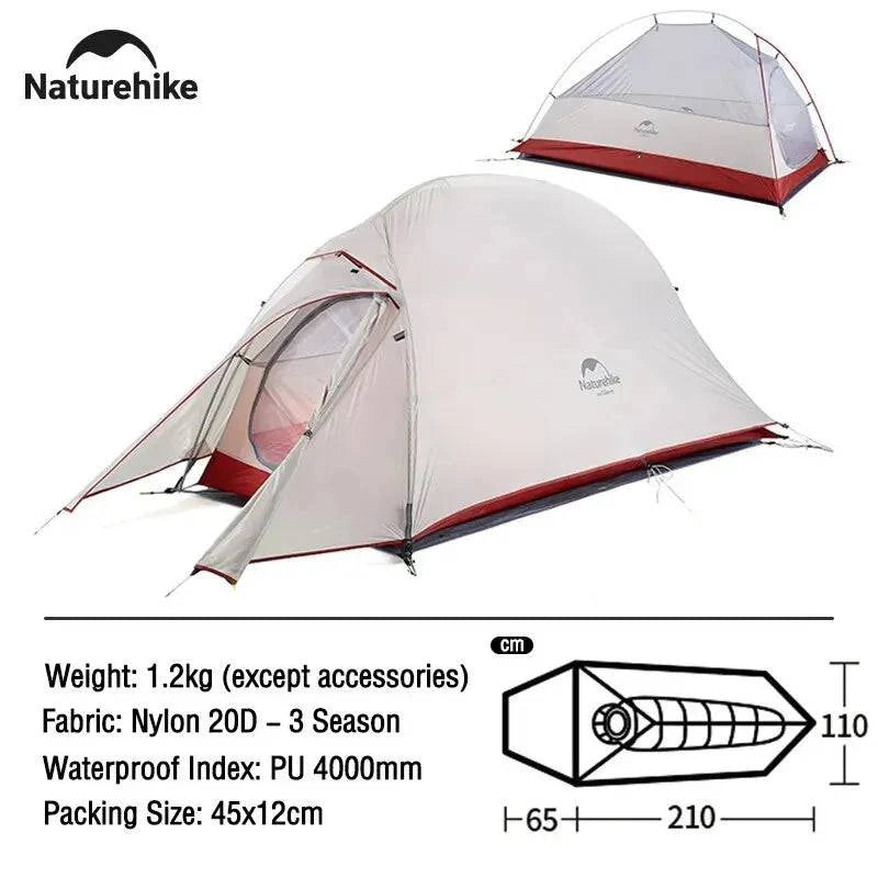 Ultralight Portable Camping Tent - 1 Person Waterproof Shelter for Travel, Beach, and Outdoor Adventures - Home Fads 