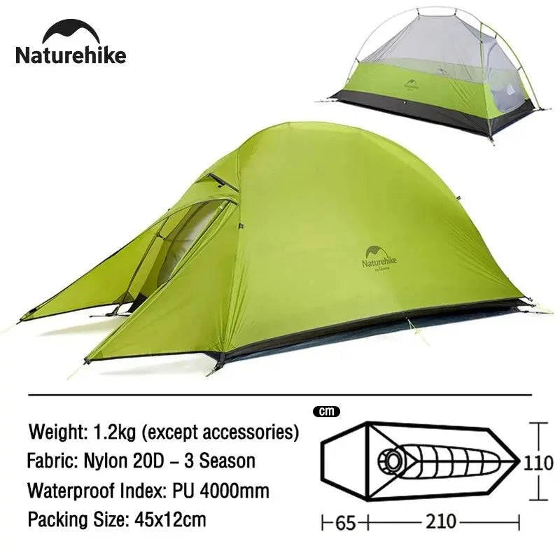 Ultralight Portable Camping Tent - 1 Person Waterproof Shelter for Travel, Beach, and Outdoor Adventures - Home Fads 