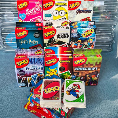 Uno Card Game – Themed Edition with Harry Potter, Frozen, Super Mario & More – Perfect for Adults and Kids, Ideal Birthday Gift - Home Fads 