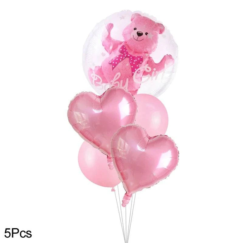Versatile Baby Shower and Gender Reveal Party Decor Sets - Multiple Varieties Including Balloons, Banners, Photo Props, and More - Home Fads 