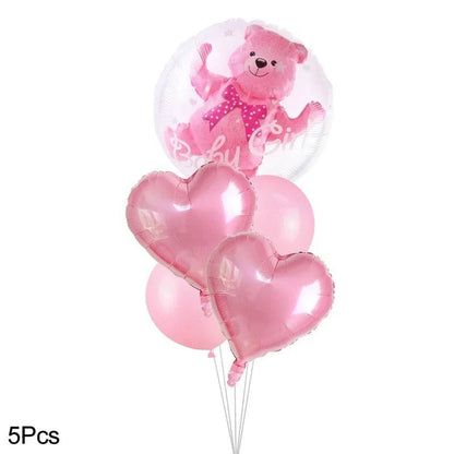 Versatile Baby Shower and Gender Reveal Party Decor Sets - Multiple Varieties Including Balloons, Banners, Photo Props, and More - Home Fads 