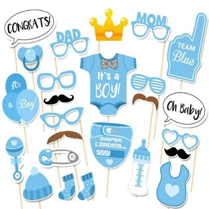 Versatile Baby Shower and Gender Reveal Party Decor Sets - Multiple Varieties Including Balloons, Banners, Photo Props, and More - Home Fads 