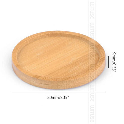 Versatile Bamboo Tray Holder - Bathroom Vanity Organizer for Soap Dispensers, Candles, Flower Pots, and Jewelry Storage Solution - Home Fads 