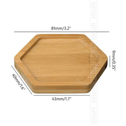 Versatile Bamboo Tray Holder - Bathroom Vanity Organizer for Soap Dispensers, Candles, Flower Pots, and Jewelry Storage Solution - Home Fads 