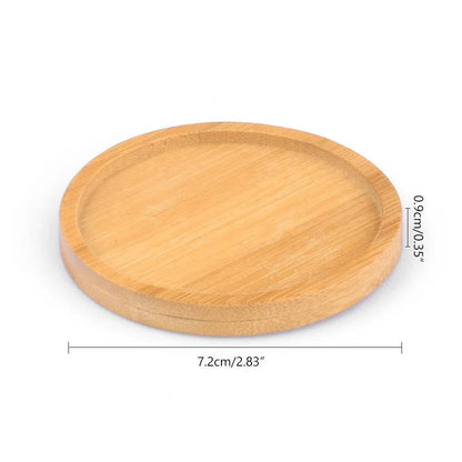 Versatile Bamboo Tray Holder - Bathroom Vanity Organizer for Soap Dispensers, Candles, Flower Pots, and Jewelry Storage Solution - Home Fads 