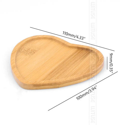 Versatile Bamboo Tray Holder - Bathroom Vanity Organizer for Soap Dispensers, Candles, Flower Pots, and Jewelry Storage Solution - Home Fads 