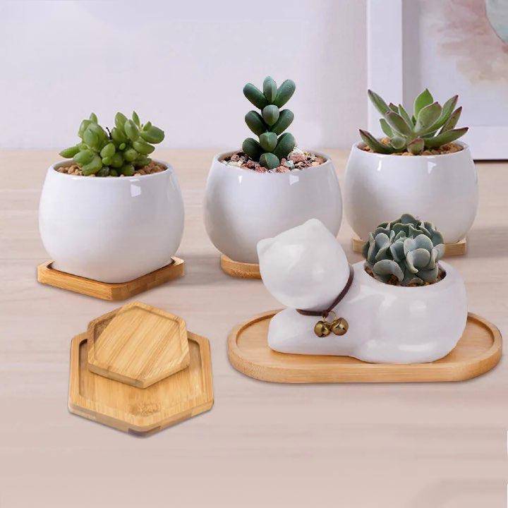 Versatile Bamboo Tray Holder - Bathroom Vanity Organizer for Soap Dispensers, Candles, Flower Pots, and Jewelry Storage Solution - Home Fads 