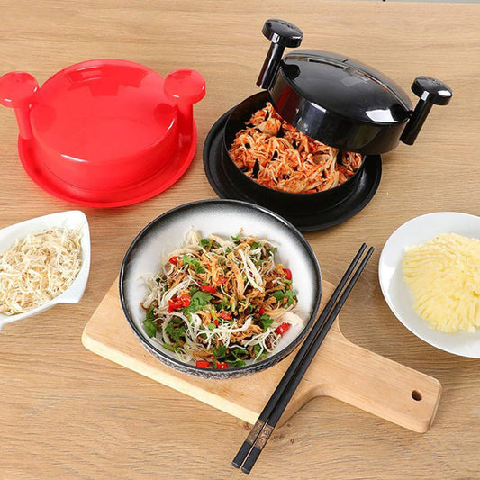 Versatile Manual Meat and Vegetable Shredder - Ideal for Pulled Pork, Chicken, Mashed Potatoes, and More - Home Fads 