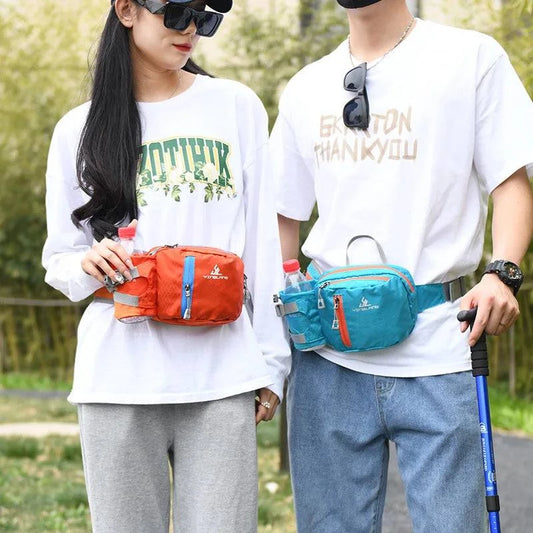 Versatile Waist Bag: Unisex Design with Convenient Water Bottle Holder and Phone Pocket -  Secure Fit for Cycling, Jogging, or Running - Home Fads 