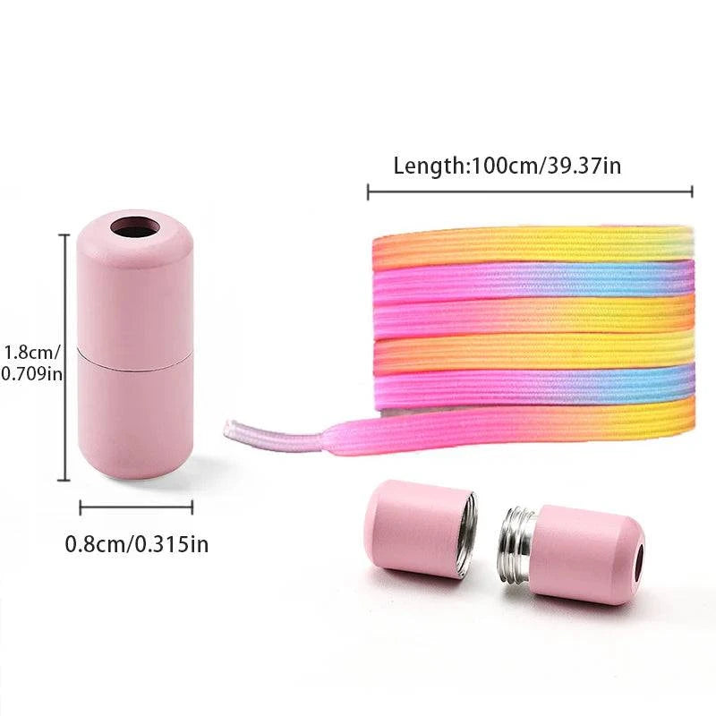 Vibrant Elastic No-Tie Shoelaces with Buckle for Kids and Adults - Available in 10 Colors - Home Fads 
