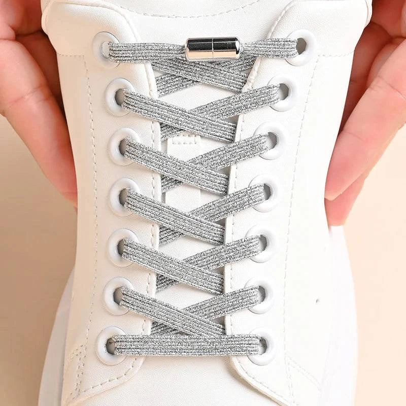 Vibrant Elastic No-Tie Shoelaces with Buckle for Kids and Adults - Available in 10 Colors - Home Fads 
