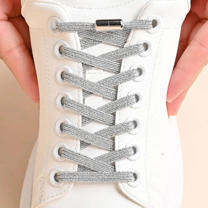 Vibrant Elastic No-Tie Shoelaces with Buckle for Kids and Adults - Available in 10 Colors - Home Fads 