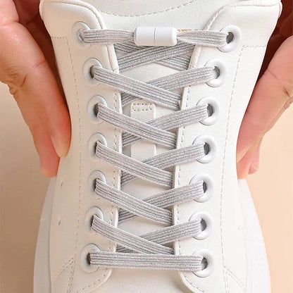 Vibrant Elastic No-Tie Shoelaces with Buckle for Kids and Adults - Available in 10 Colors - Home Fads 