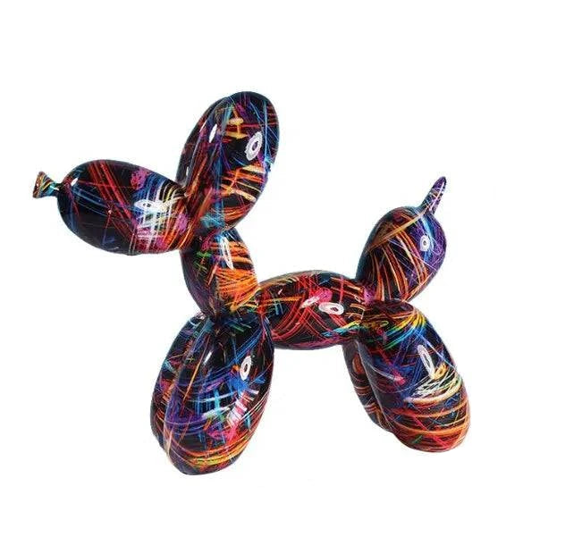 Vibrant Resin Balloon Dog Figurines: Decorative Accents for Modern Home Settings and Craft Projects - Home Fads 